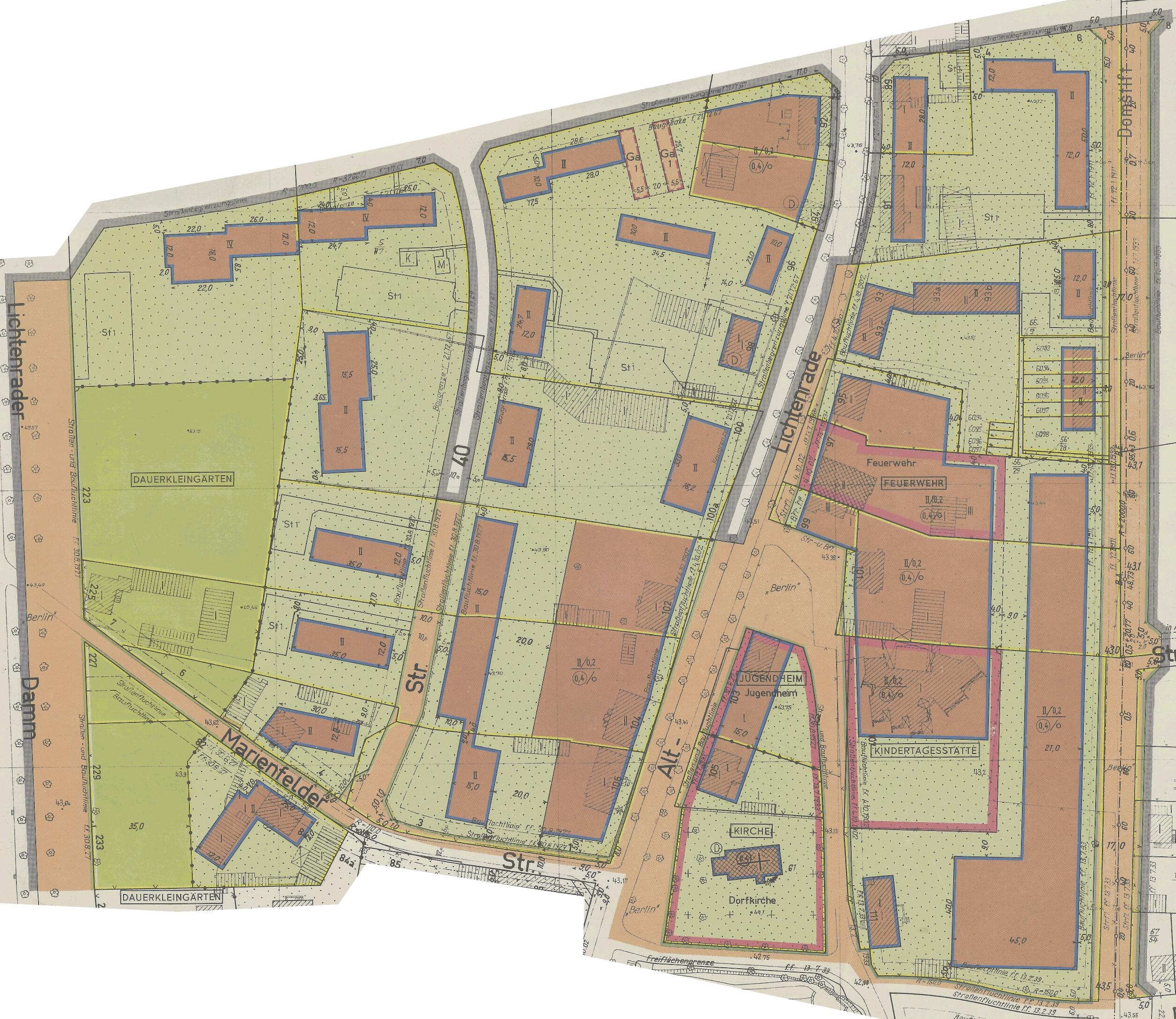 Bebauungsplan XIII-120, Ortsteil Lichtenrade