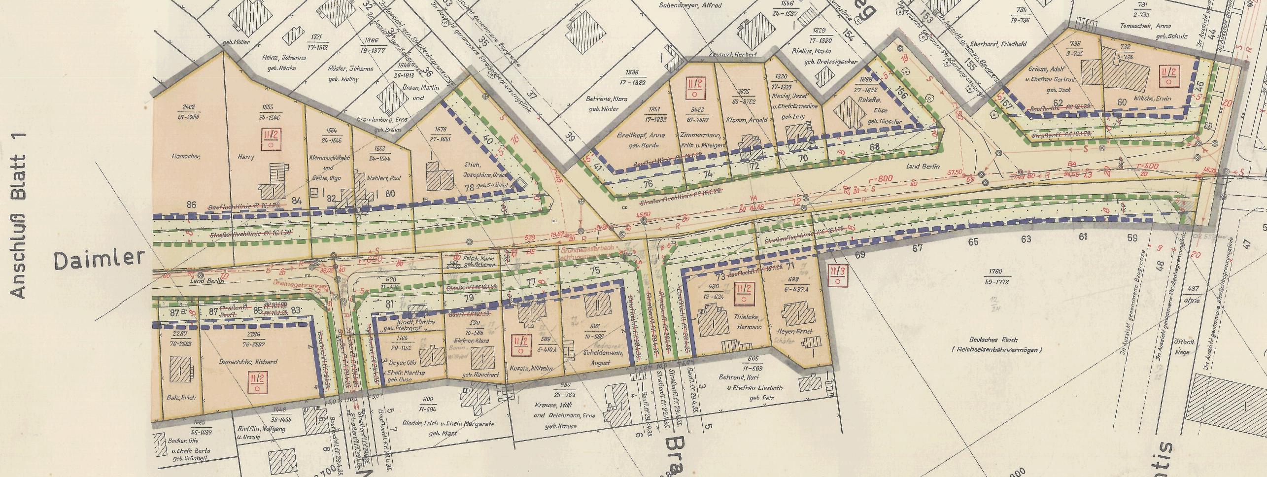 Bebauungsplan XIII-55, Ortsteil Mariendorf