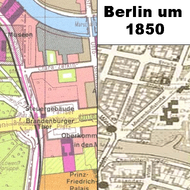 Vorschaugrafik zu Datensatz 'Berlin um 1850'