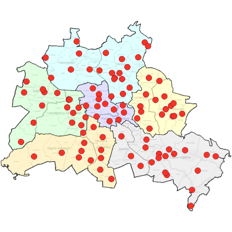 Vorschaugrafik zu Datensatz 'Standorte Berliner Feuerwehr'