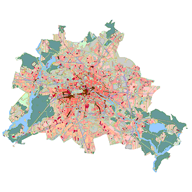 Vorschaugrafik zu Datensatz 'FNP (Flächennutzungsplan Berlin), Stand Neubekanntmachung 2015'
