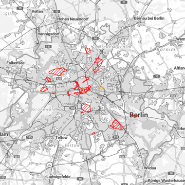 Vorschaugrafik zu Datensatz 'Gebiete von außergewöhnlicher stadtpolitischer Bedeutung nach § 9 AG BauGB - [WMS]'