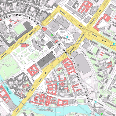 Vorschaugrafik zu Datensatz 'Karte von Berlin 1:5000 (K5 - Farbausgabe)'