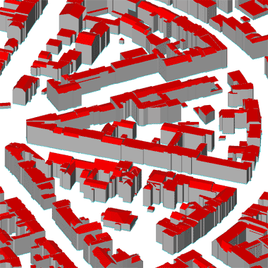 Vorschaugrafik zu Datensatz '3D-Gebäudemodelle im Level of Detail 2 (LoD 2)'