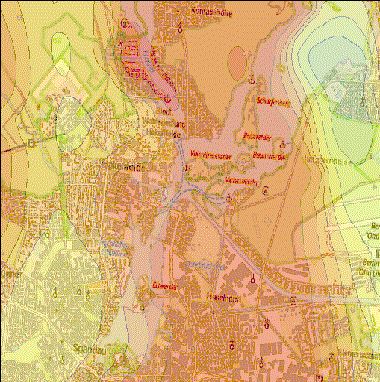 Vorschaugrafik zu Datensatz 'Geologie - Karte der Quartärbasis - [WMS]'