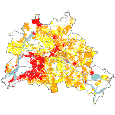 Vorschaugrafik zu Datensatz 'Wohnlagenkarte nach Adressen zum Berliner Mietspiegel 2023'