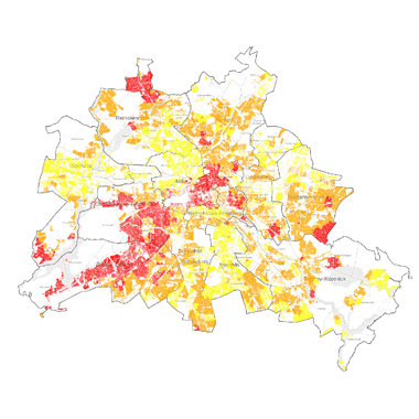 Vorschaugrafik zu Datensatz 'Wohnlagenkarte nach Adressen zum Berliner Mietspiegel 2024 - [WMS]'