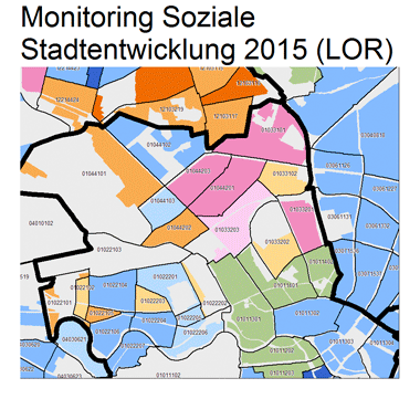 Vorschaugrafik zu Datensatz 'Status/Dynamik-Index Soziale Stadtentwicklung 2015'