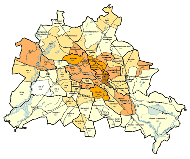 Vorschaugrafik zu Datensatz 'Wohnatlas Berlin - Anteil der Einwohner mit mind. einjähriger Wohndauer 2010'