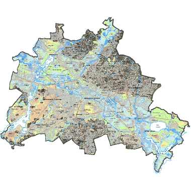 Vorschaugrafik zu Datensatz 'Flurabstand des Grundwassers 2002 (Umweltatlas)'