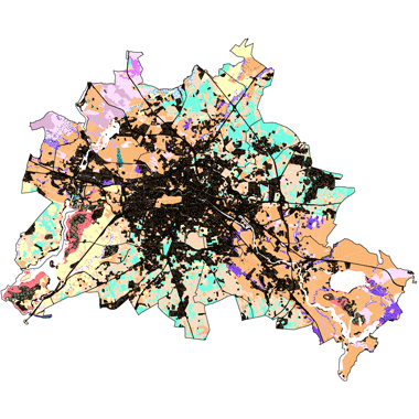 Vorschaugrafik zu Datensatz 'Bodenarten 2020 (Umweltatlas) - [WMS]'