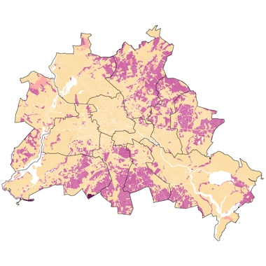 Vorschaugrafik zu Datensatz 'Gesättigte Wasserleitfähigkeit (kf-Wert) der Böden 2020 (Umweltatlas) - [WMS]'