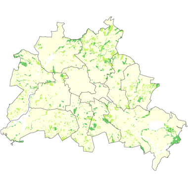 Vorschaugrafik zu Datensatz 'Ertragsfunktion der Böden für Kulturpflanzen 2020 (Umweltatlas) - [WMS]'