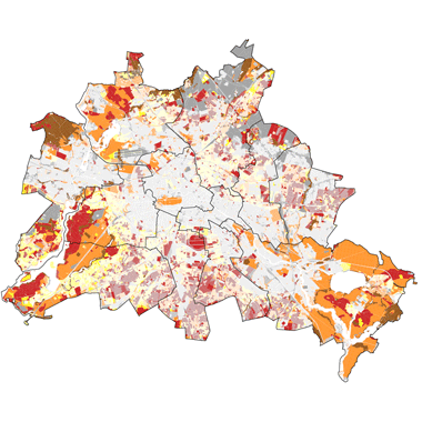 Vorschaugrafik zu Datensatz 'Planungshinweise zum Bodenschutz 2020 (Umweltatlas) - [WMS]'