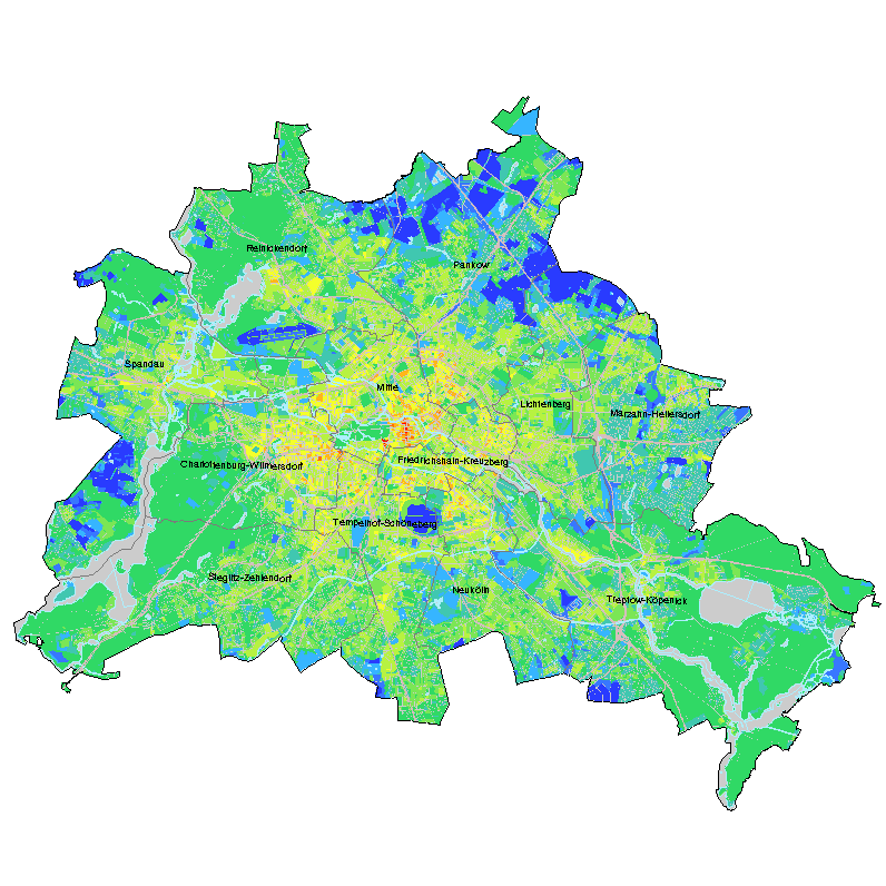 Vorschaugrafik zu Datensatz 'Klimamodell Berlin: Anzahl meteorologischer Kenntage im Mittel der Jahre 2001 - 2010 / 2015 (Umweltatlas)'