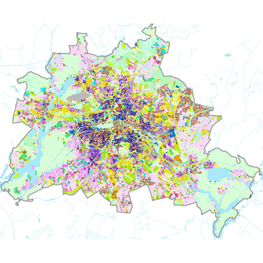 Vorschaugrafik zu Datensatz 'Stadtstruktur - Flächentypen differenziert 2010 (Umweltatlas)'
